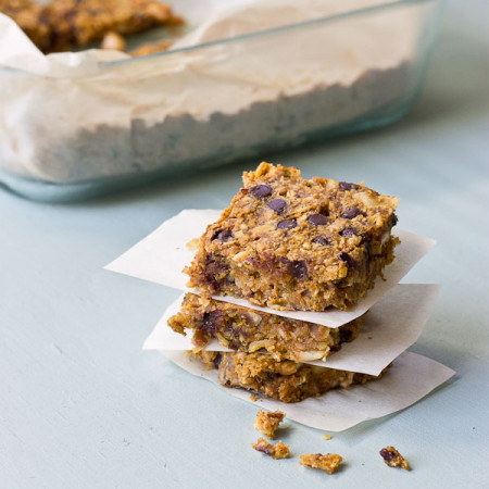 These Peanut Butter Pumpkin Chewy Granola Bars are my go to snack. Simple whole foods, no added sugar, and homemade.