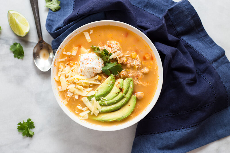 Favorite Soup Our Kids LOVE- White Bean Chicken Chili in Slow Cooker -  Nesting With Grace