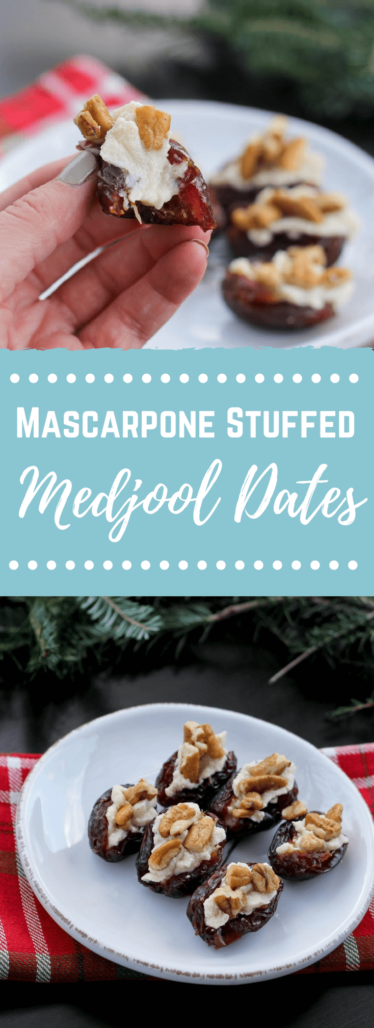 Mascarpone Stuffed Medjool Dates