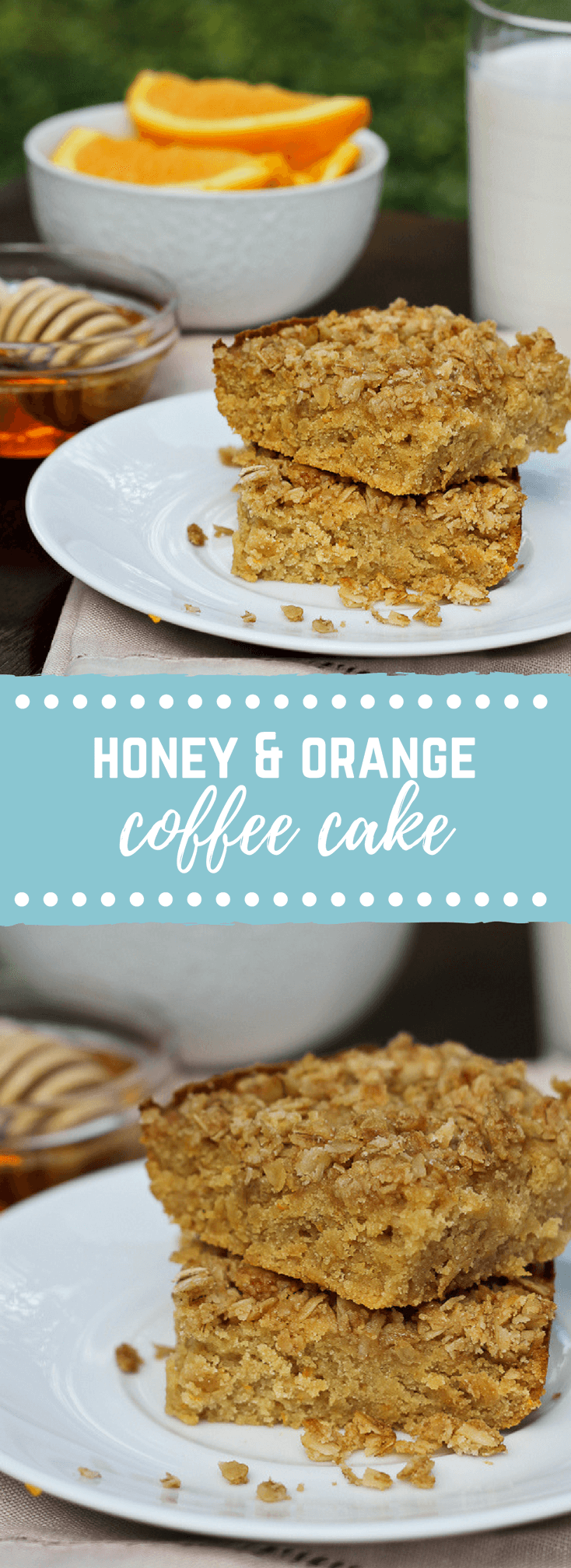 This Honey Orange Gluten Free Coffee Cake rivals any coffee shop coffee cake! Happy baking, honey.