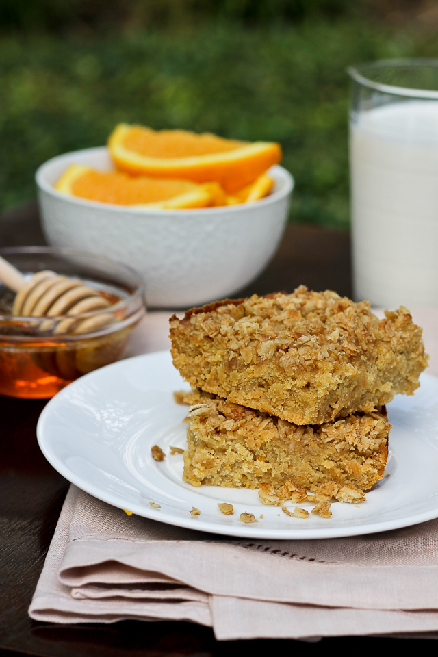 This Honey Orange Gluten Free Coffee Cake rivals any coffee shop coffee cake! Happy baking, honey. 