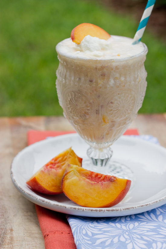 Peach Milkshakes love & zest