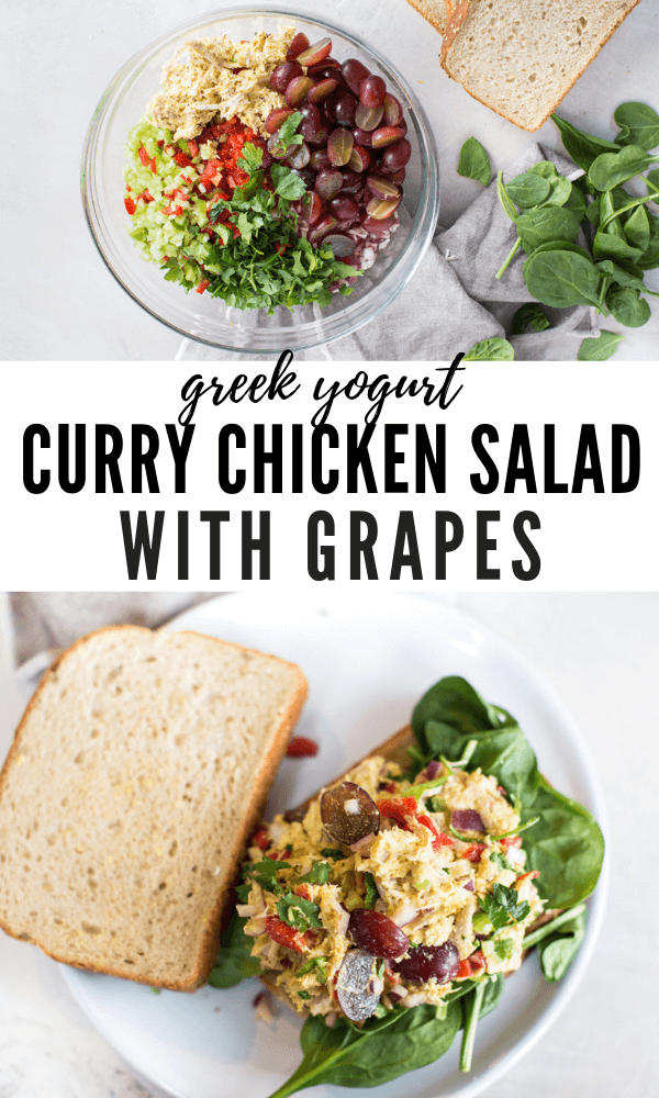 Top 9 chicken curry salad recipe with grapes 3 Curry Chicken Salad with Grapes - Love & Zest