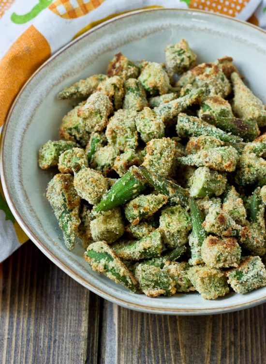 Oven "Fried" Okra Love & Zest