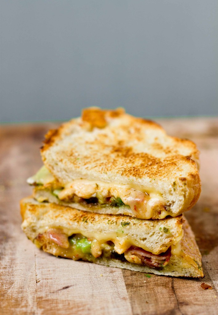 Chipotle Bacon Avocado Grilled Cheese