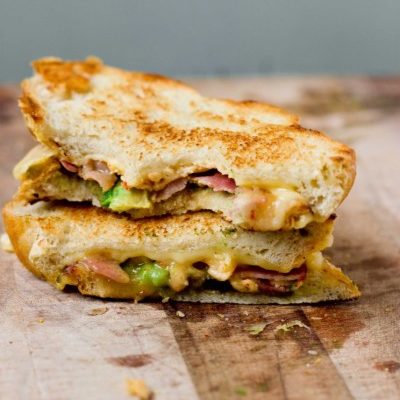Chipotle Bacon Avocado Grilled Cheese