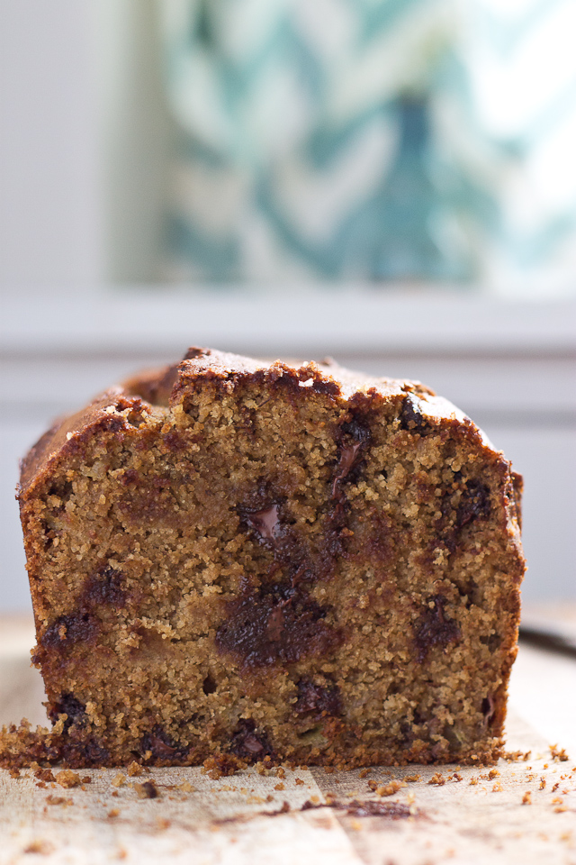Gluten Free Chocolate Chip Banana Bread love & zest