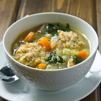Italian Wedding Soup with Quinoa | Quick Easy Weeknight Dinner