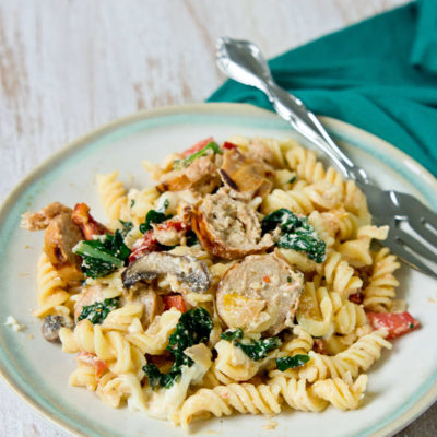 Sundried Tomato & Kale Pasta Bake