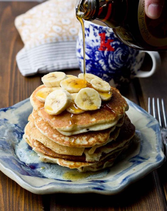 Make you banana pancakes, pretend like it's the weekend now... these Gluten Free Banana Pancakes are a classic go-to for a rainy (or snowy) weekend with your loves. Bonus-- they are healthy too!