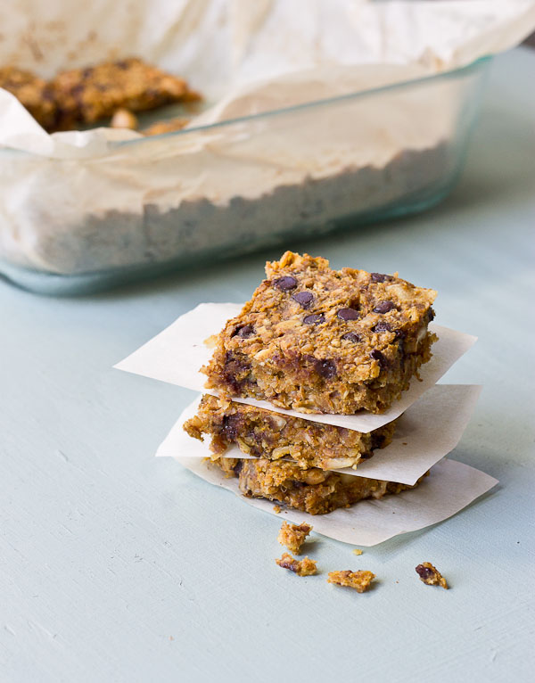 These Peanut Butter Pumpkin Chewy Granola Bars are my go to snack. Simple whole foods, no added sugar, and homemade.
