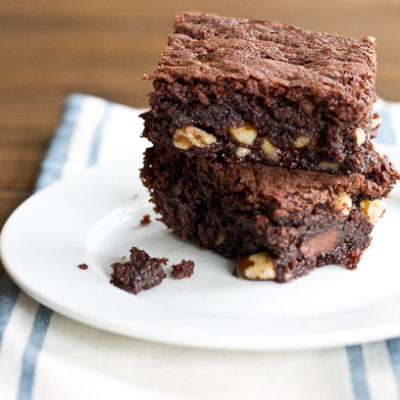 Old Fashioned Fudge Brownie | Why Eating a Brownie Can be Good For You via @KristinaLaRueRD