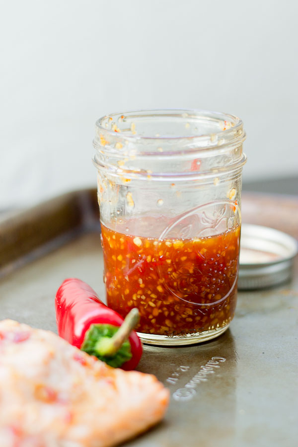 Sweet Chili Thai Salmon is a spiced up version of your traditional baked salmon. Sweet, hot and perfectly baked salmon out of the oven in 15 minutes flat. 