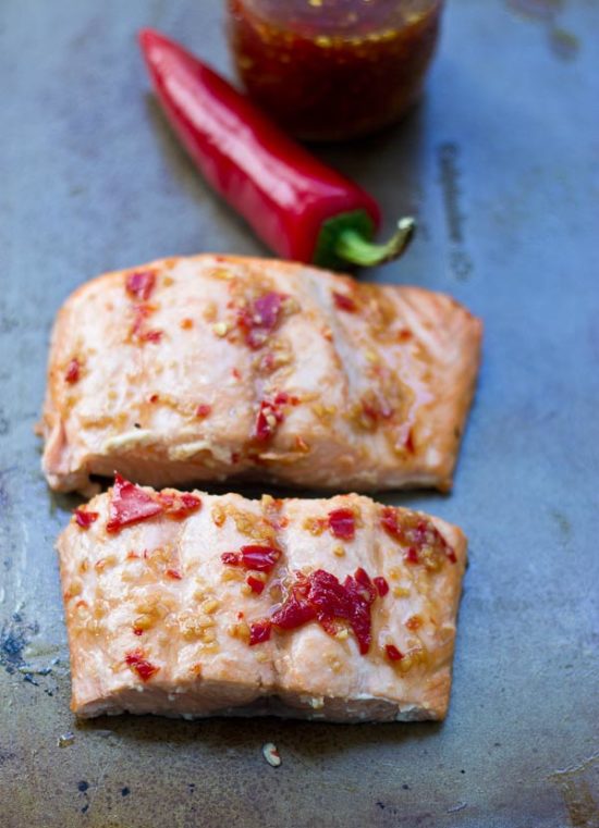 Sweet Chili Thai Salmon Love & Zest