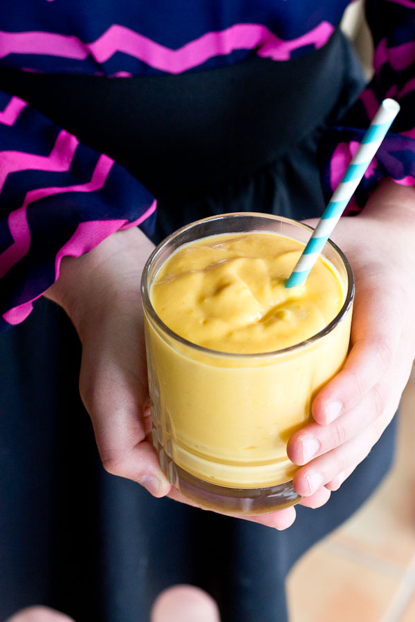 This sweet potato smoothie is creamy, tart, and refreshing. I can't get enough of that sweet orange color!! 