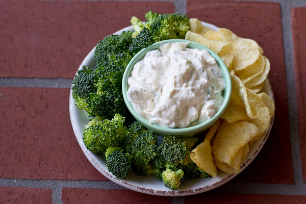 This Healthy French Onion Dip made with Greek yogurt and shredded zucchini makes a great party appetizer or snack. Your guests will never know it's healthy. 