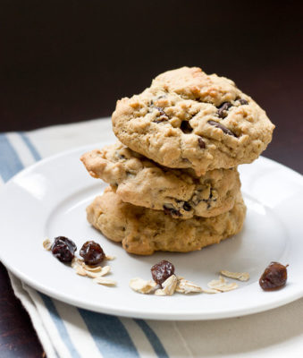 These Oatmeal Raisin Peanut Butter Chocolate Chip Cookies are a yummy sweet and salty treat with lots of texture. Make a batch of these cookies and share them with the ones you love.
