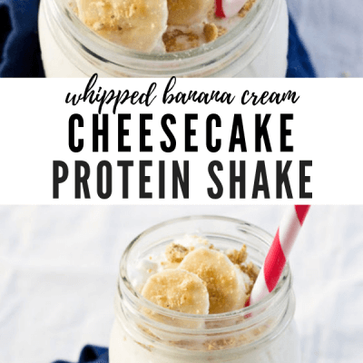 Whipped Banana Cream Cheesecake Shake | Love & Zest