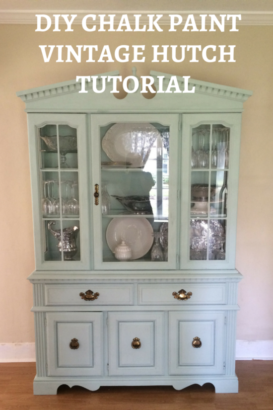 DIY Chalk Paint Vintage Hutch Tutorial