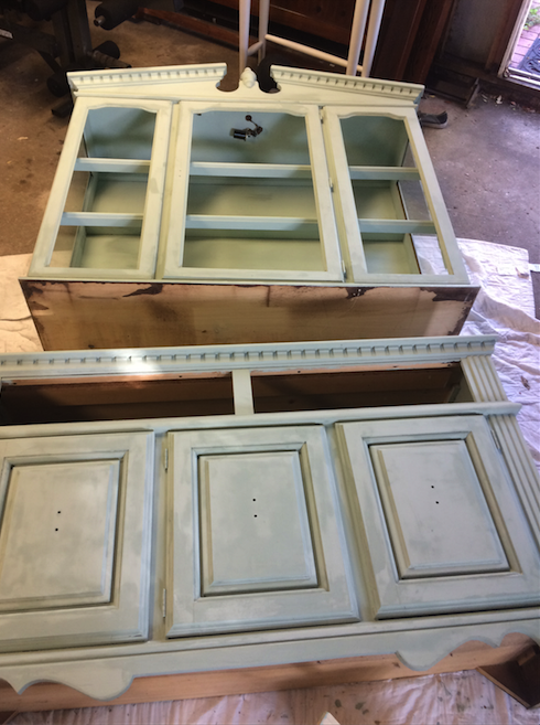 DIY Chalk Paint Vintage Hutch Tutorial