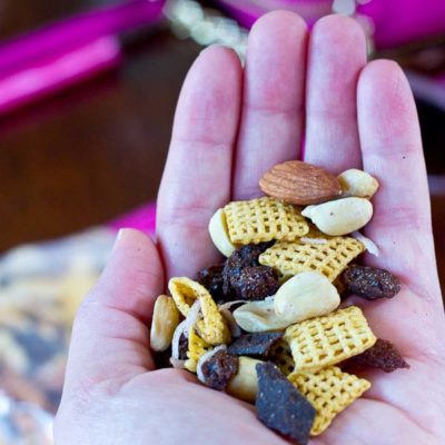 This yummy Sweet & Salty Trail Mix is easy to prepare and makes a quick and convenient snack. Packing healthy snacks is key to staying fueled while traveling and on the go.