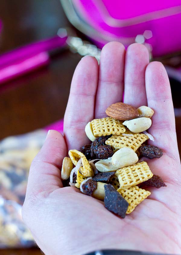 This yummy Sweet & Salty Trail Mix is easy to prepare and makes a quick and convenient snack. Packing healthy snacks is key to staying fueled while traveling and on the go.