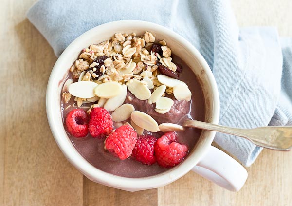 Acai, an ancient super-berry from the Amazon rainforest, makes this smoothie bowl extra velvety, decadent and low carb.