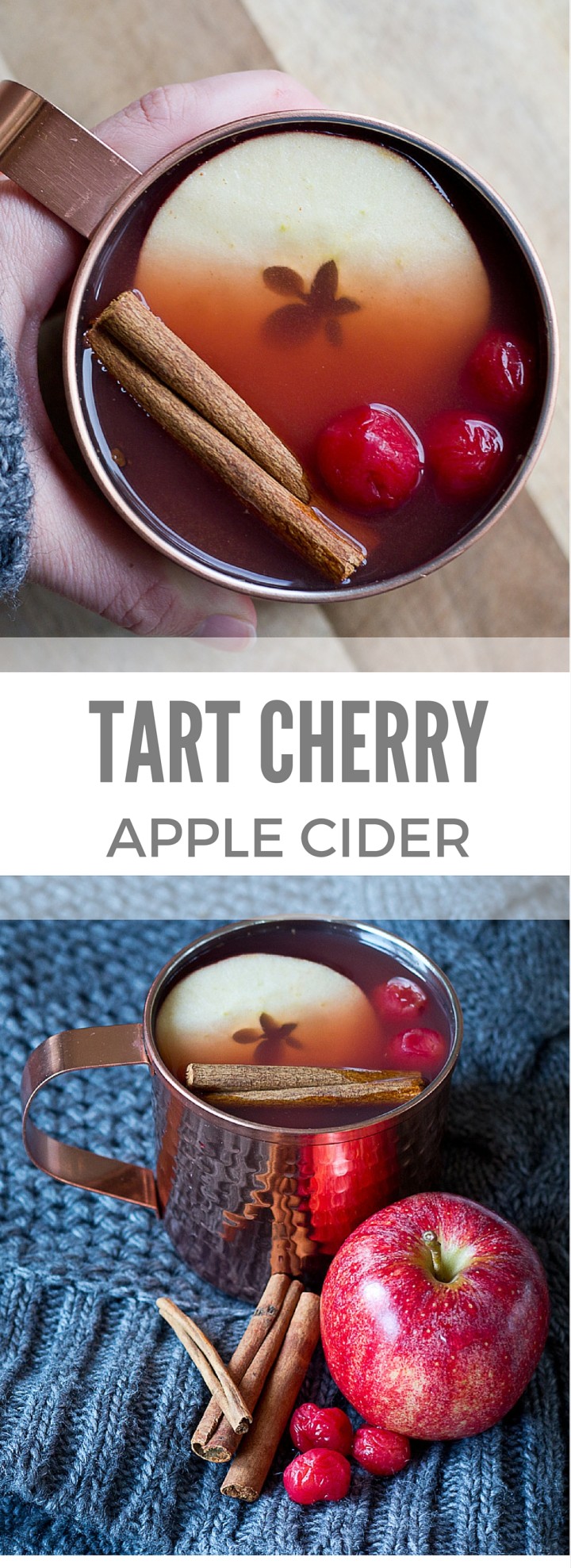 Grab a mug of Mulled Tart Cherry Apple Cider this holiday season. A traditional warm apple cider infused with Montmorency tart cherries… it’s easy to prepare and a festive way to celebrate the most wonderful time of the year.