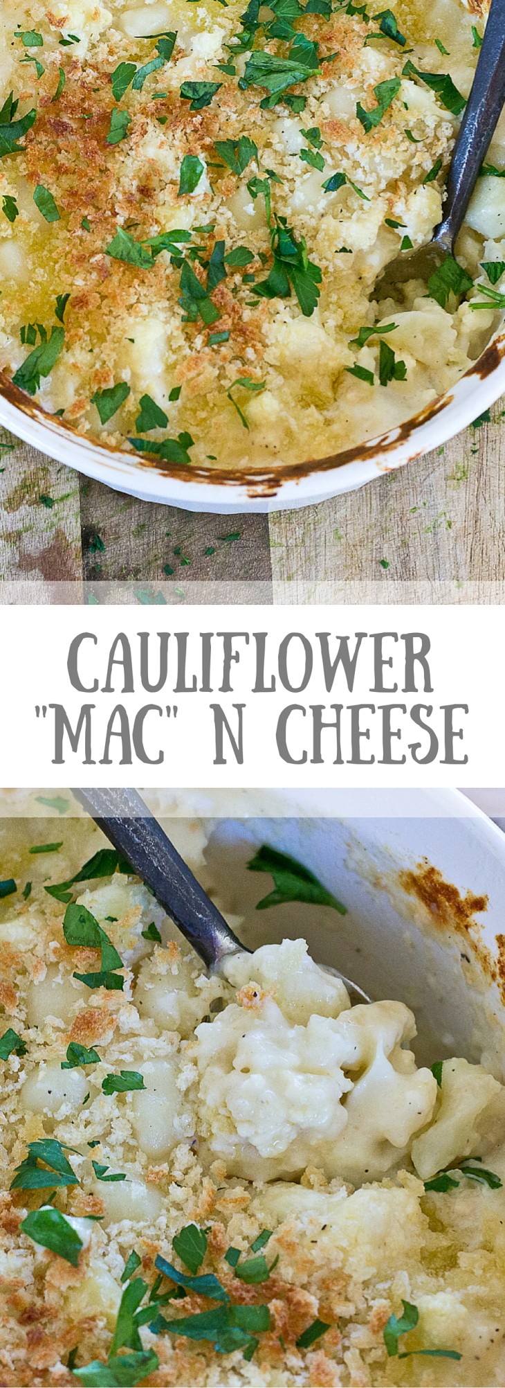 This Cauliflower "Mac" n Cheese, made with gnocchi instead of macaroni is so creamy and so cheesy, it's hard to resist eating it all up! Have a bowl of this "Mac n Cheese" and eat your veggies too!