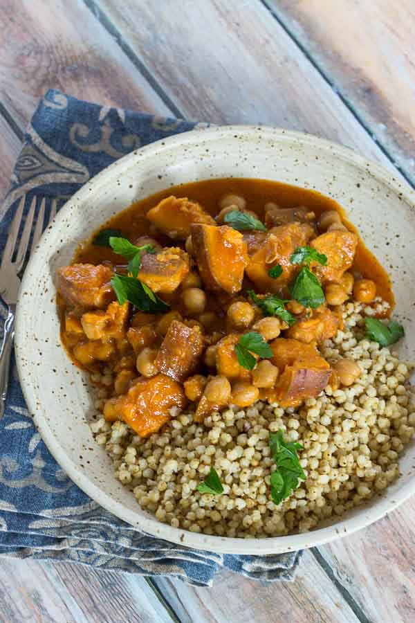 Oh oh oh, you sweet, precious Sweet Potato Red Curry, I love you. Like really really love you. This Sweet Potato Curry is crazy simple to stir together on a chilly night when all you want to do is curl up on the couch with a cuddly blanket...and a warm comforting bowl of this Sweet Potato Curry, of course. Vegan. Gluten free.