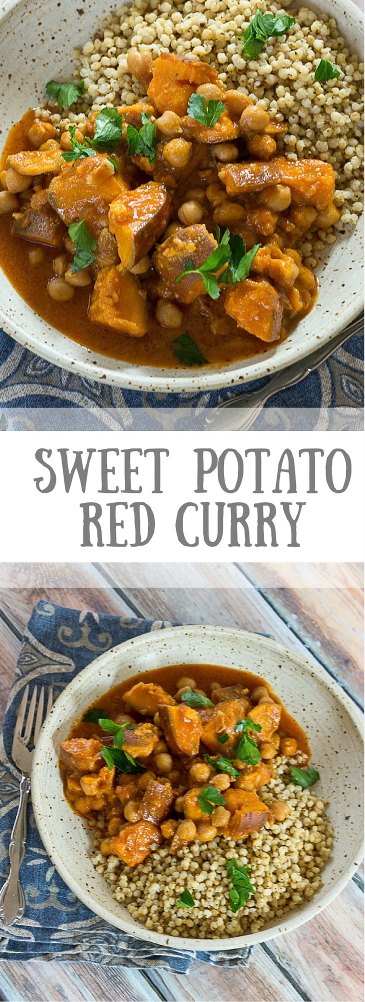 Oh oh oh, you sweet, precious Sweet Potato Red Curry, I love you. Like really really love you. This Sweet Potato Curry is crazy simple to stir together on a chilly night when all you want to do is curl up on the couch with a cuddly blanket...and a warm comforting bowl of this Sweet Potato Curry, of course. Vegan. Gluten free.