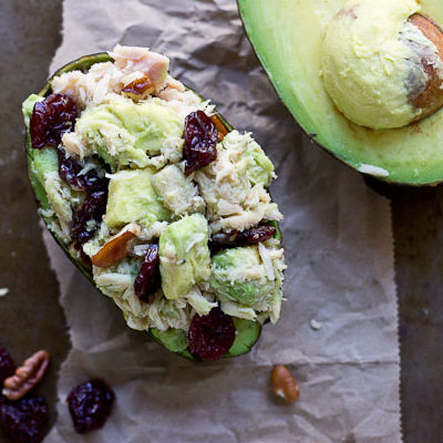 This is one POWER packed tuna salad recipe. These Tart Cherry Tuna Salad Avocado Bowls are filled with healthy fats from tuna, avocado, and pecans, it’s also rich in anthocyanins thanks to Montmorency tart cherries! Hello gawwwgeous!