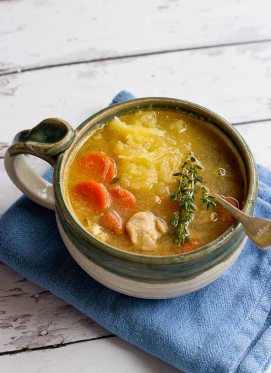 Chicken No Noodle Soup Healthy Low Carb Soup Recipe