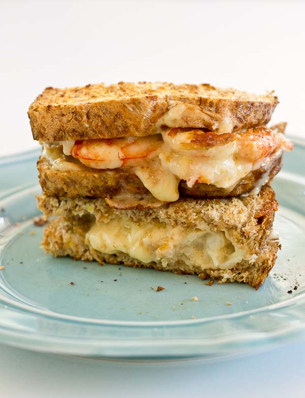 Shrimp Grilled Cheese Love & Zest