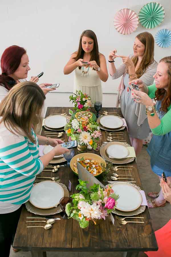 Get your closest girlfriends together for a summer floral party! Coffee and cake required.