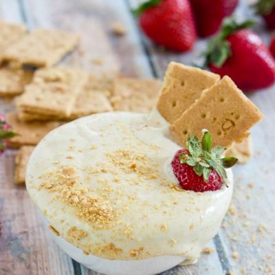 Calling all Strawberry Cheesecake lovers in the house... this recipe is for you. This Strawberry Cheesecake Dip is vegan and gluten free and made with only 5 ingredients-- cashews, cashew milk, maple syrup, vanilla extract and strawberries for dipping!