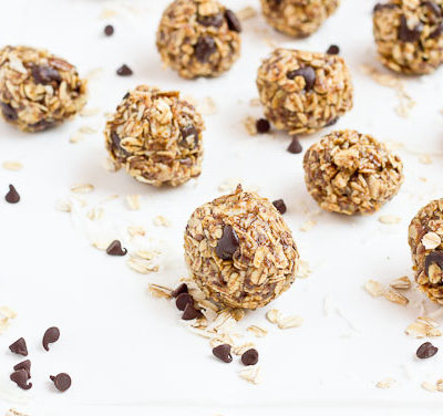 These Cookie Dough Energy Bites are exactly what you need right now!! They cure that sweet tooth and are less expensive than pre-made energy bars. Easy to make and gluten free.