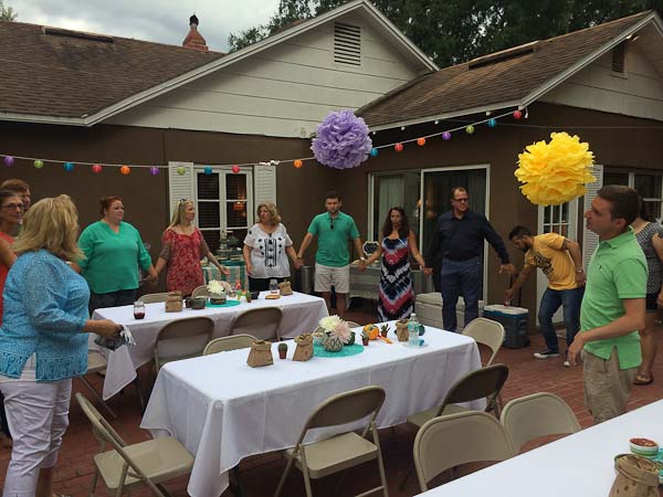 It's a fiesta... engagement shower! If you're throwing a couples shower this is a fun theme. Everyone loves chips, salsa, and sangria! 