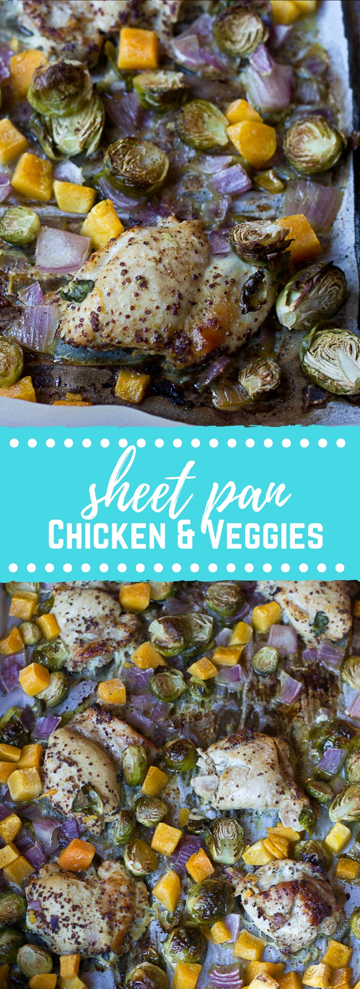 Winner winner chicken dinner. This Sheet Pan Chicken and Veggies is a big hit in our house. Simple to prep and easy to clean up!