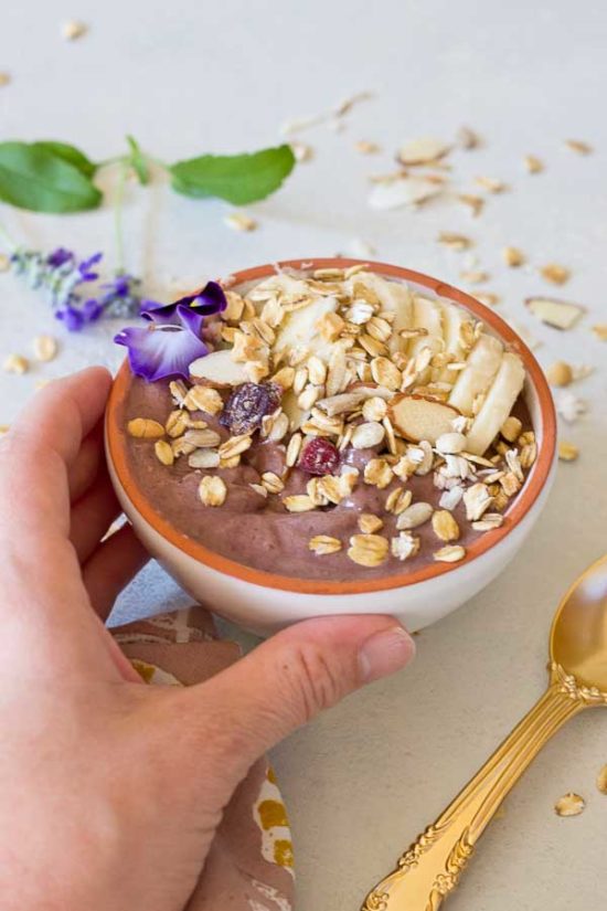 Banana Peanut Butter Breakfast Bowl Gluten Free Recipe