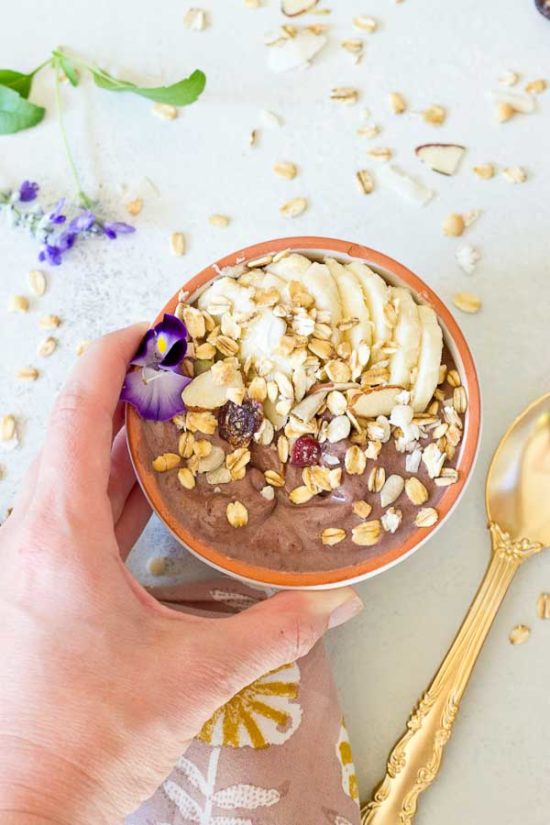 Banana Peanut Butter Breakfast Bowl Gluten Free Recipe