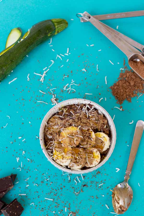 Have you tried Chocolate Zoats aka Zucchini Oatmeal yet? It's like zucchini bread in a bowl and a yummy way to eat up your veggies for breakfast! 