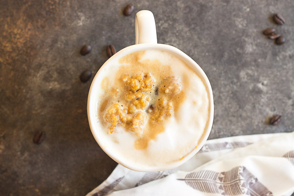 This Pumpkin Spice Oatmeal Latte is just what you need on a cozy fall morning. Your favorite things in one mug... pumpkin, oats, espresso and steamed milk! Grab a spoon. 