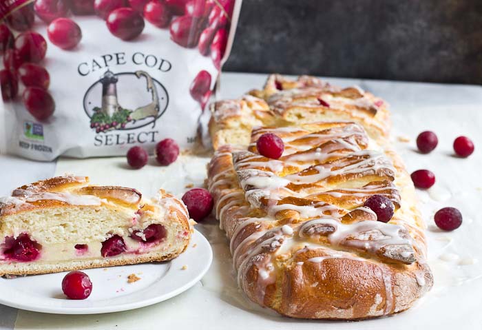 The flavors in this Cranberry Cream Cheese Braid are spot on and bursting with holiday freshness. Cranberries, cream cheese, and pillowy pastry dough...I’m like YIPPEEE! It’s the most wonderful time of the year.