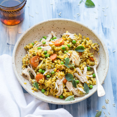 This Instant Pot Chicken and Yellow Rice will have you screaming winner winner chicken dinner. It's so easy and convenient when you have zero time to cook and need dinner on the table fast. Bonus points, one pot clean up. Yipee!