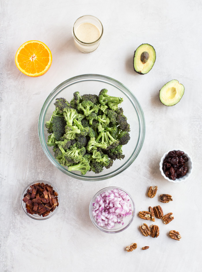 Traditional broccoli salad gets upgraded with creamy avocado and tangy citrusy dressing, you don’t want to leave out this Broccoli Citrus Salad from your next cookout.