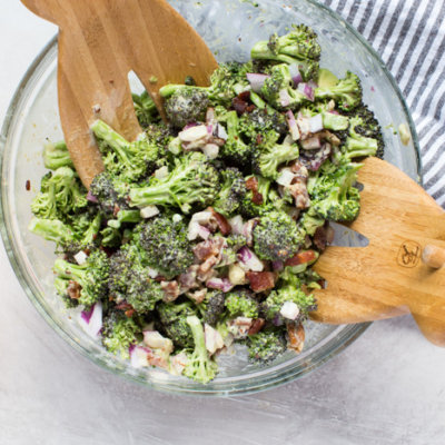 Traditional broccoli salad gets upgraded with creamy avocado and tangy citrusy dressing, you don’t want to leave out this Broccoli Citrus Salad from your next cookout.