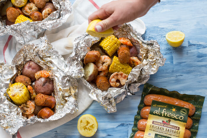 The traditional low country boil just got easier with these Low Country Boil Foil Packs that are ready for the grill, any day of the week! These packs are less fuss and take only minutes to put together.