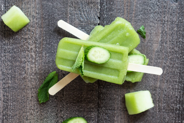 If you’re looking for more YUMMY ways to sneak in a little extra veg into your (or the fam’s) diet, look no further than making a batch (or all 4) of these savory fruit and veggie popsicles.