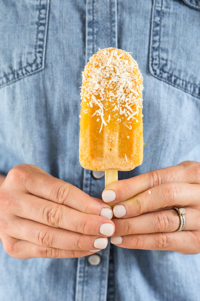 If you’re looking for more YUMMY ways to sneak in a little extra veg into your (or the fam’s) diet, look no further than making a batch (or all 4) of these savory fruit and veggie popsicles.